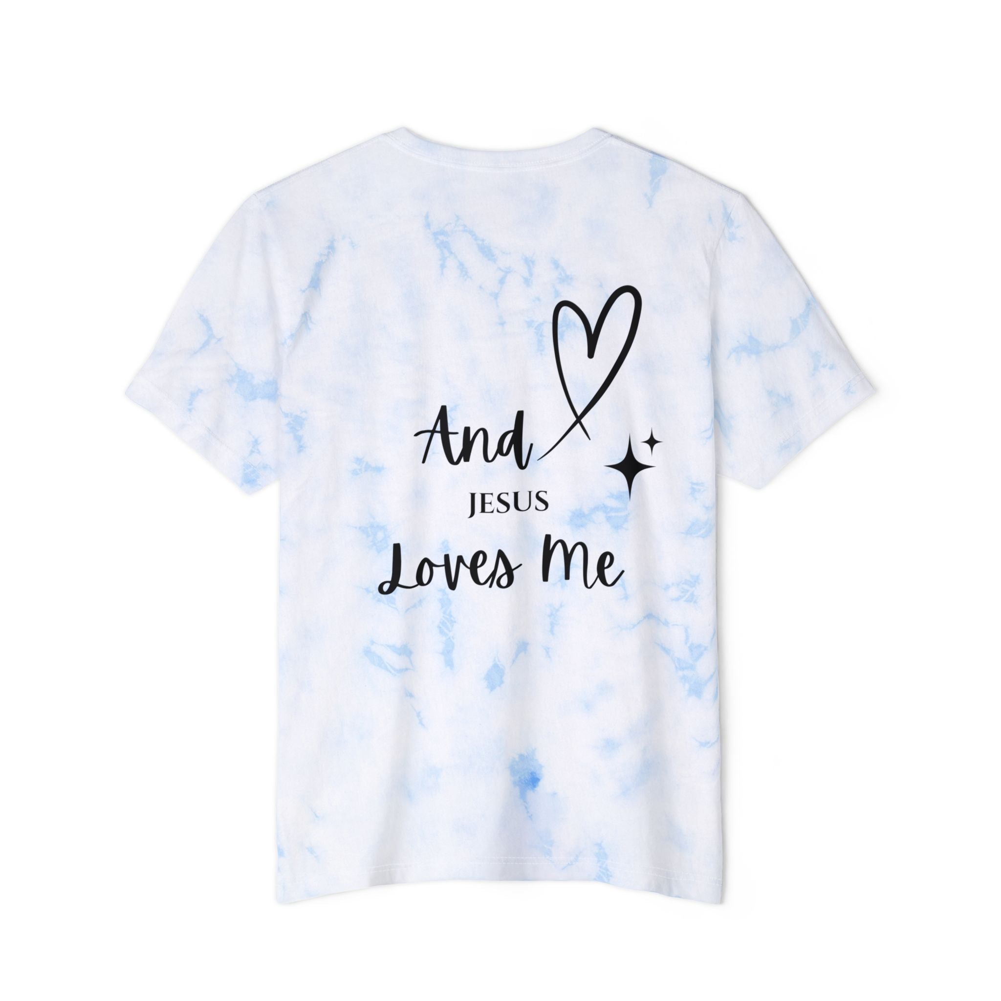 Love Never Fails Tie-Dye T-Shirt — 'Jesus Loves Me' Christian Graphic Tee