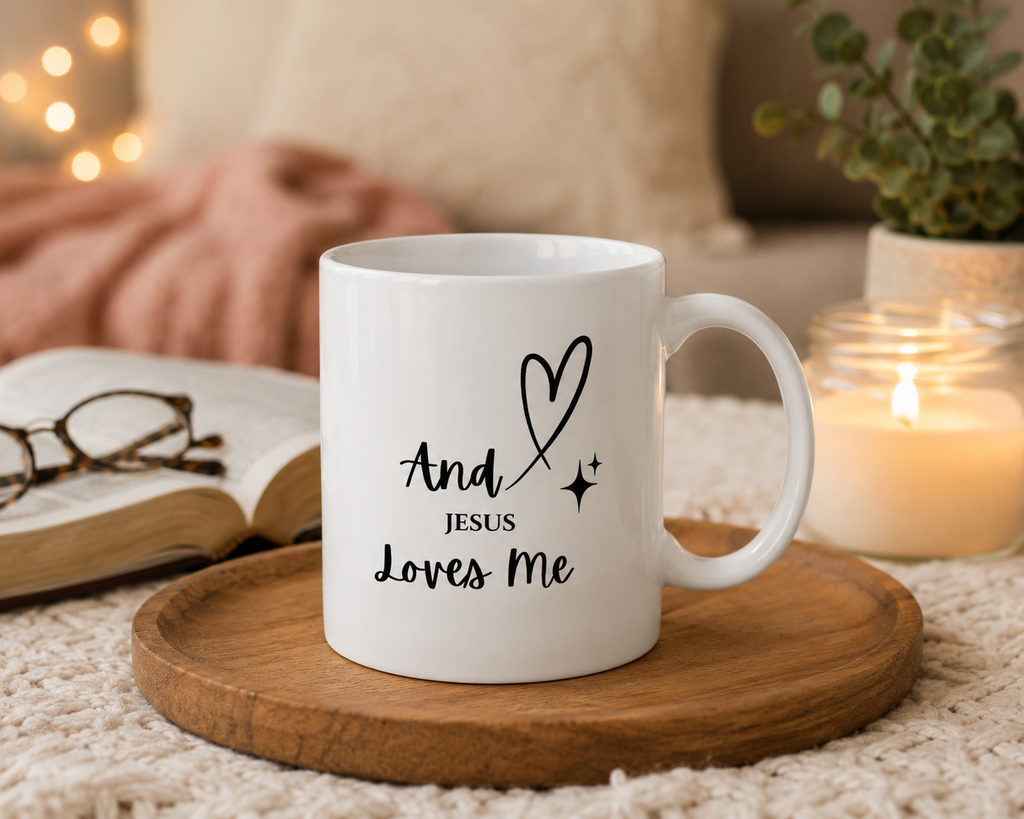 Inspirational Script Ceramic Mug – 'You Are Enough' Coffee & Tea Gift