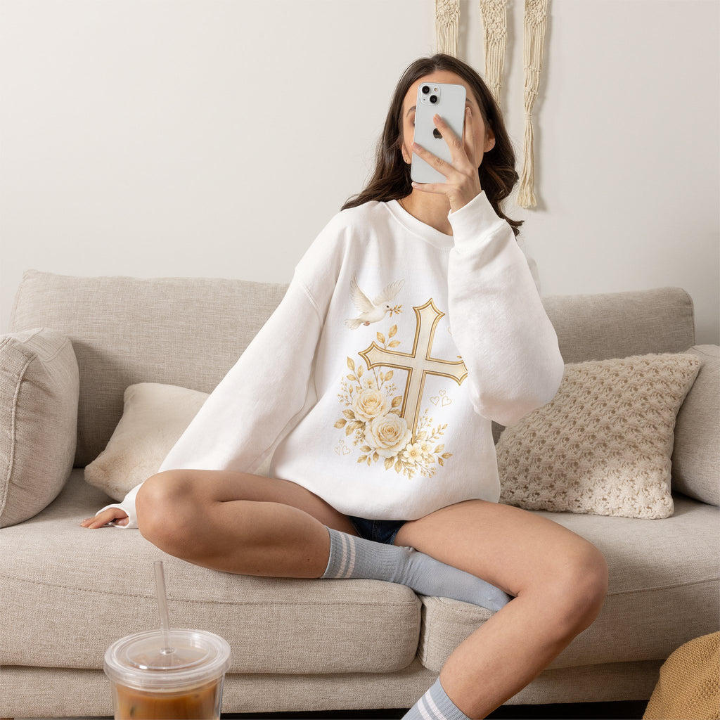 Religious Unisex Crewneck Sweatshirt