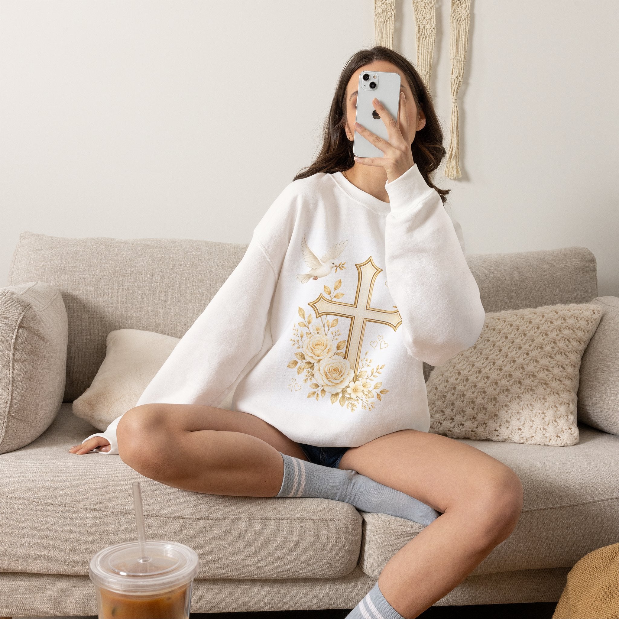 Religious Unisex Crewneck Sweatshirt