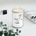 Love Never Fails Soy Candle — 13.75oz Scented Inspirational Candle-1 Corinthians 13:8