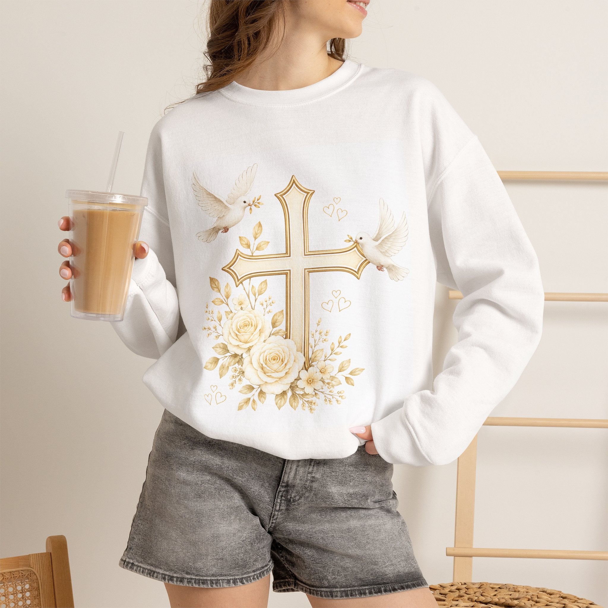 Religious Unisex Crewneck Sweatshirt